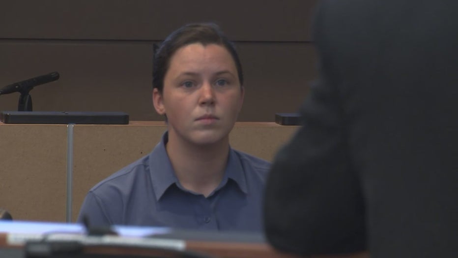 Erika Chevillot, a woman who met Xaver at basic training, testified on Thursday morning. 