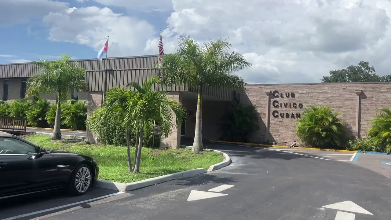 The clubhouse of the Cuban Civic Club is threatened with closure after 50 years