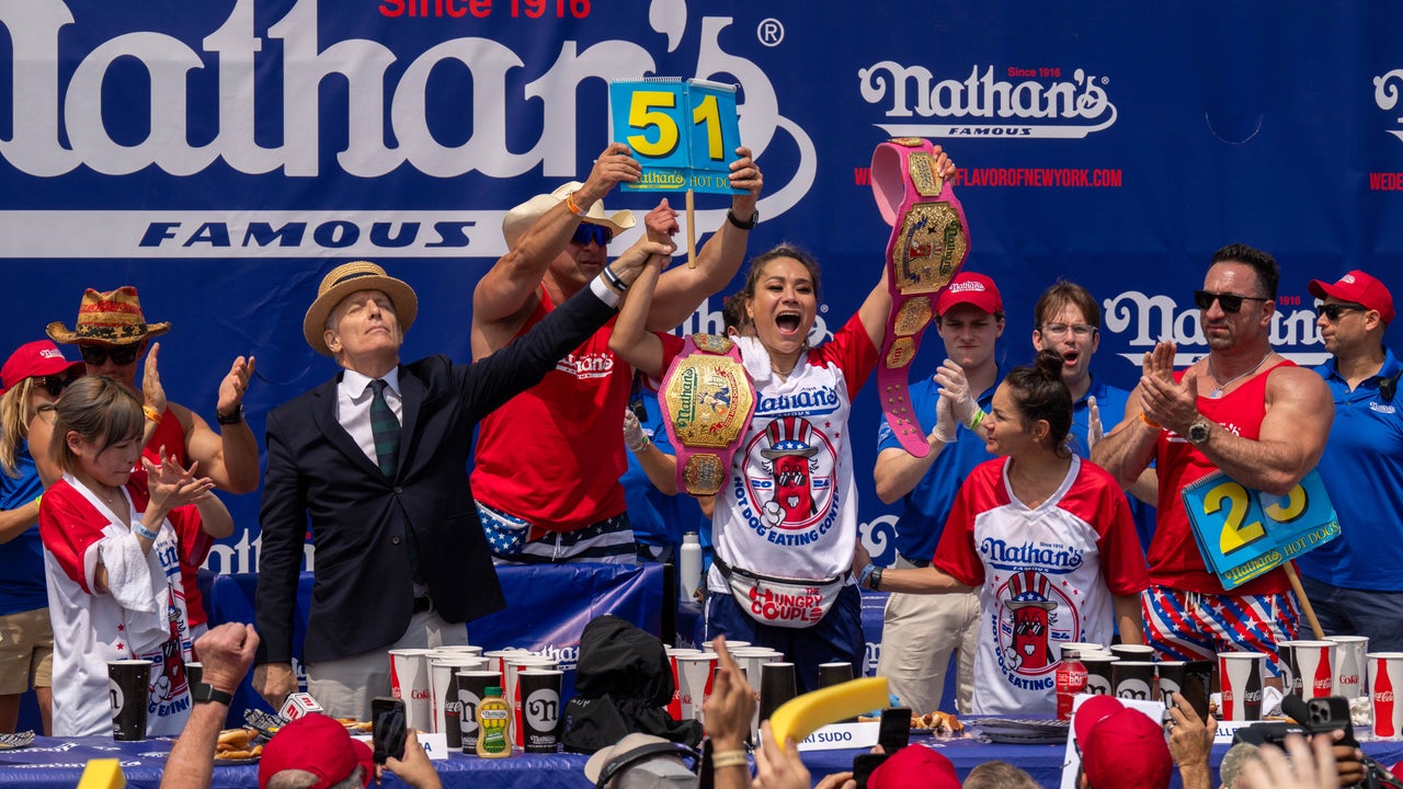 Tampa Bay area resident Miki Sudo breaks women's hot dog eating