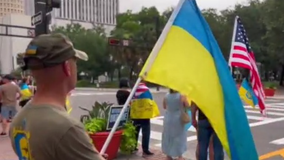 Tampa protest held after largest hospital in Ukraine bombed