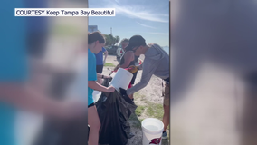 Bay Area organizations work to clean up thousands of pounds of trash left behind on Fourth of July