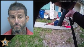 Video: Florida man breaks into home, drinks alcohol, eats chips as frightened family escapes over fence