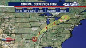 Tracking the Tropics: Beryl combs through U.S. as tropical depression after slamming Texas