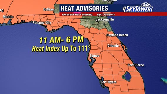 Heat advisory in effect for Tampa Bay area this 4th of July