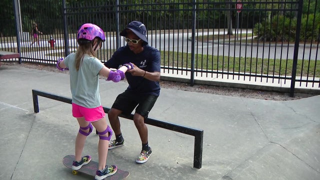 City of Tampa’s weekly camp teaching kids how to skateboard