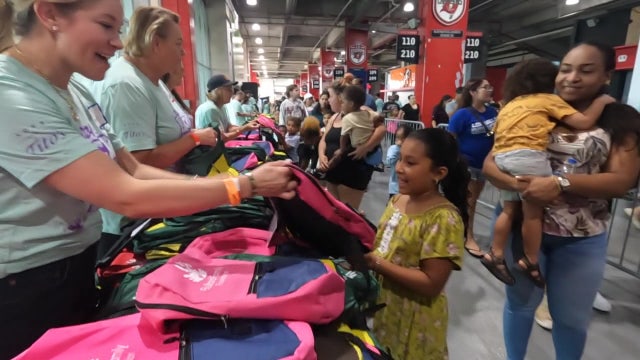 Students receive free supplies, health exams and haircuts during annual Back to School Bash in Tampa