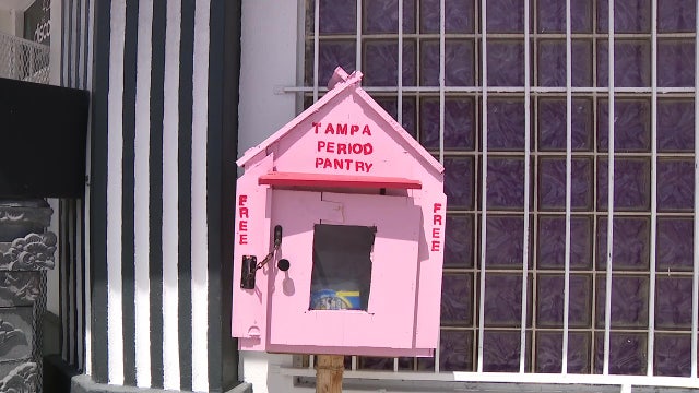 Tampa Period Pantries across Bay Area stocked with free menstrual supplies