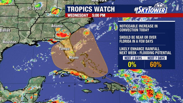 Tracking the Tropics: Tropical depression could form near Florida, according to NHC