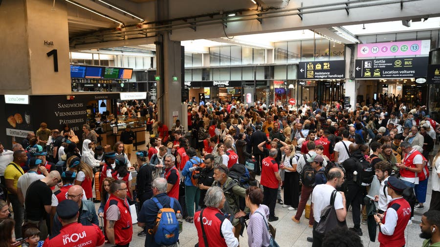 Arson attacks paralyze French high-speed rail network hours before start of Olympics