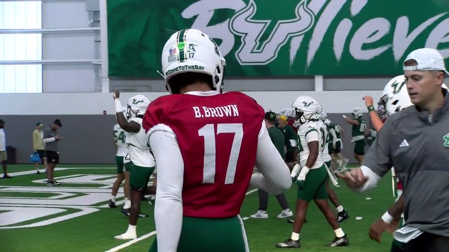 USF quarterback Byrum Brown is the 'face of the Bulls'