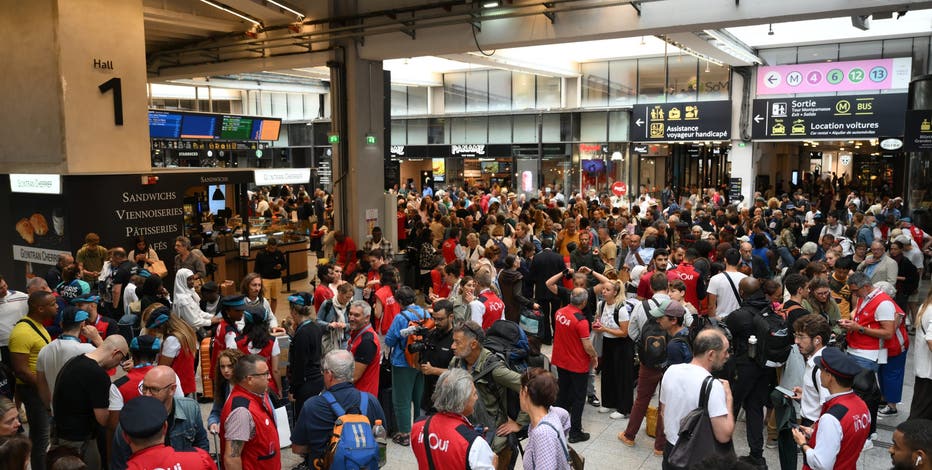 Arson attacks paralyze French high-speed rail network hours before start of Olympics