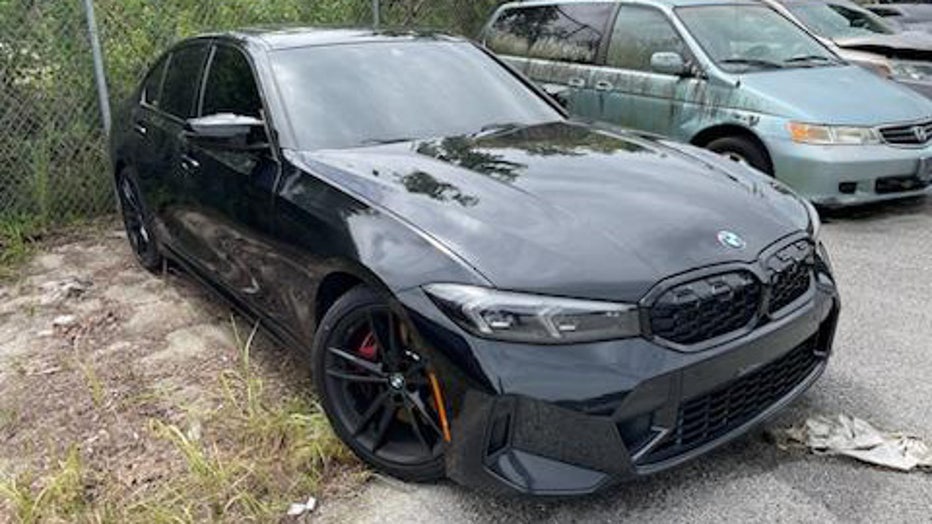 Lewis is accused of running over Deputy Hall with his BMW. Image is courtesy of HCSO. 