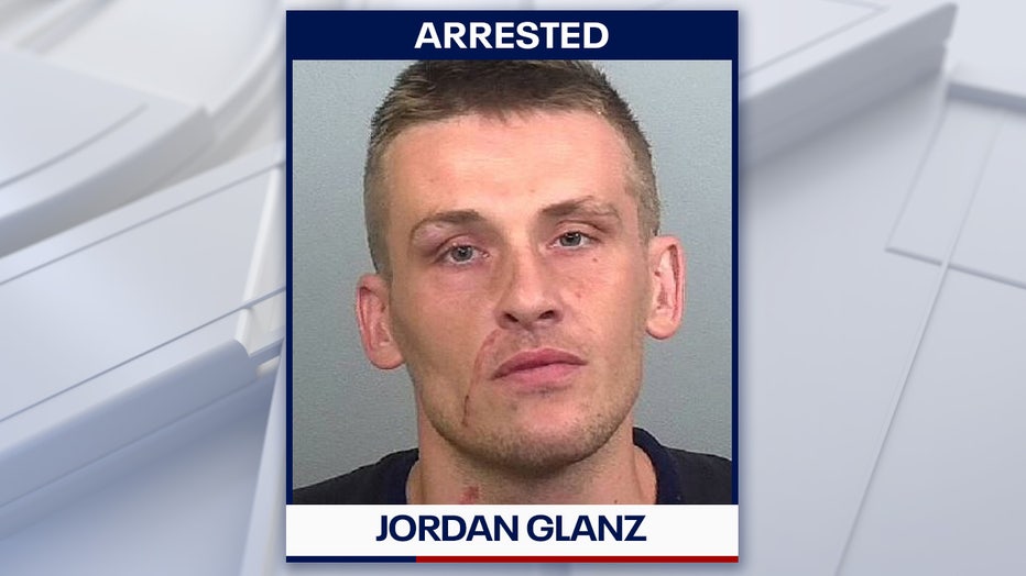 Jordan Glanz mugshot courtesy of Manatee County Sheriff's Office. 