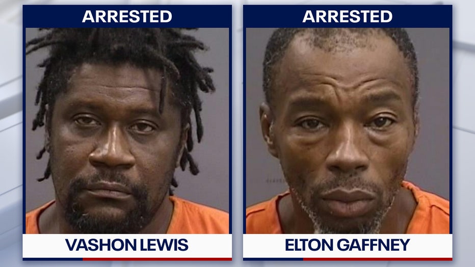 Vashon Lewis and Alton Gaffney mugshots courtesy of the Hillsborough County Sheriff's Office. 