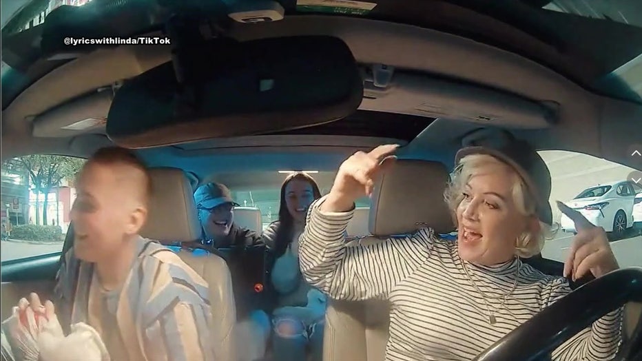 Linda Swann has racked up millions of views on TikTok for her karaoke rideshares.