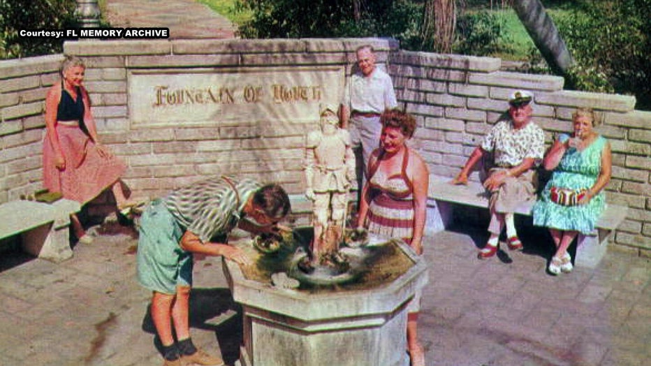 A Fountain of Youth was in St. Petersburg. Courtesy: Florida Memory Project