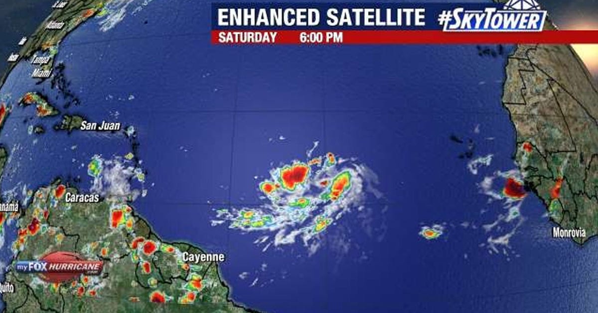 Tropical disturbance in Atlantic could form into Ernesto as odds of ...