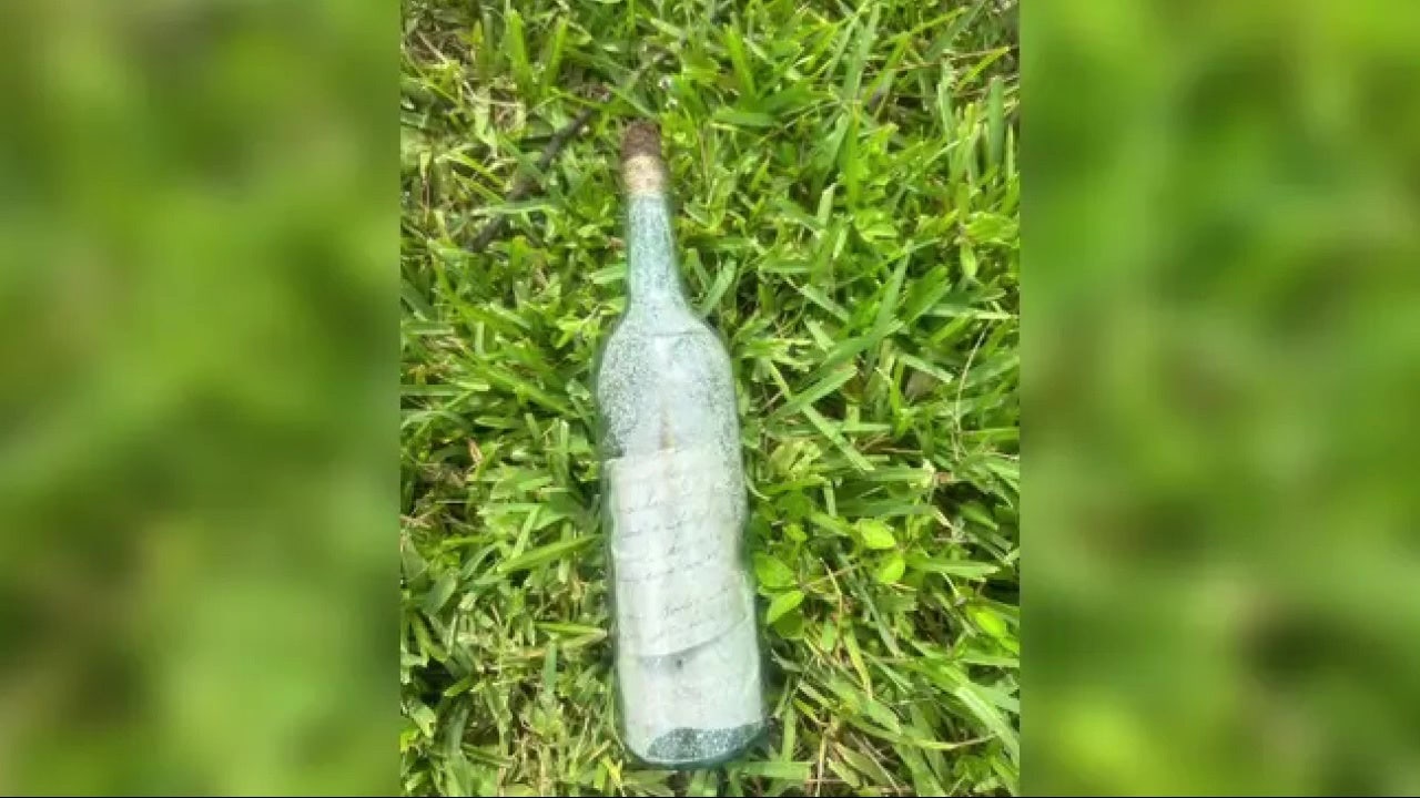 WWII-era letter in a bottle found in Safety Harbor during Debby