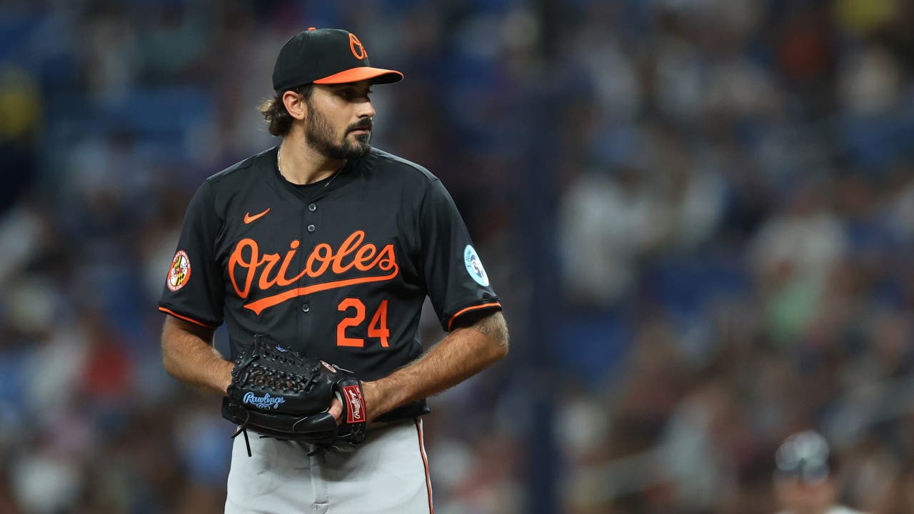 Zach Eflin goes 7 scoreless innings as Orioles beat Rays 4-1 and move into  1st place in AL East | FOX 13 Tampa Bay