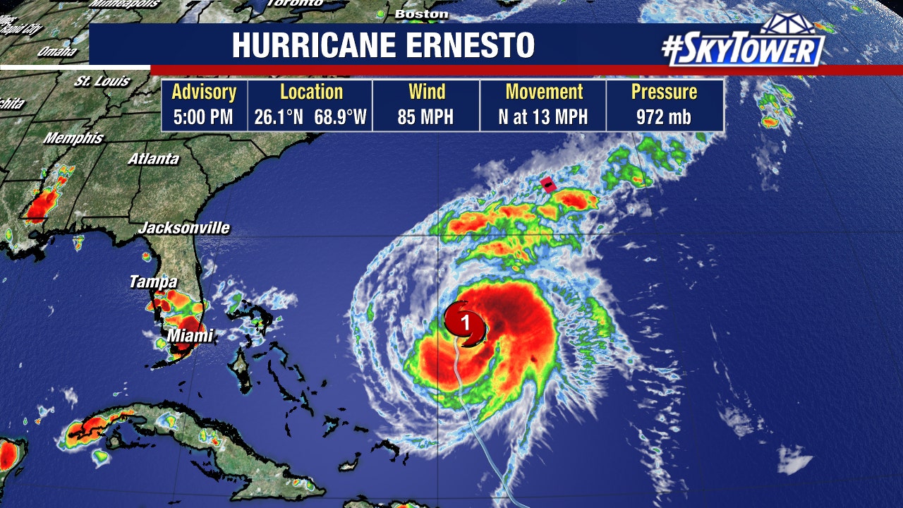 Hurricane Ernesto expected to generate dangerous swells, rip