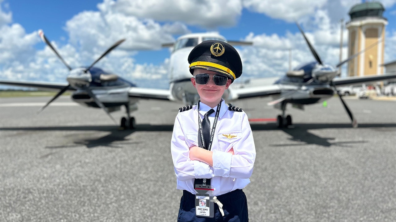 11-year-old boy battling brain cancer becomes pilot for flight to