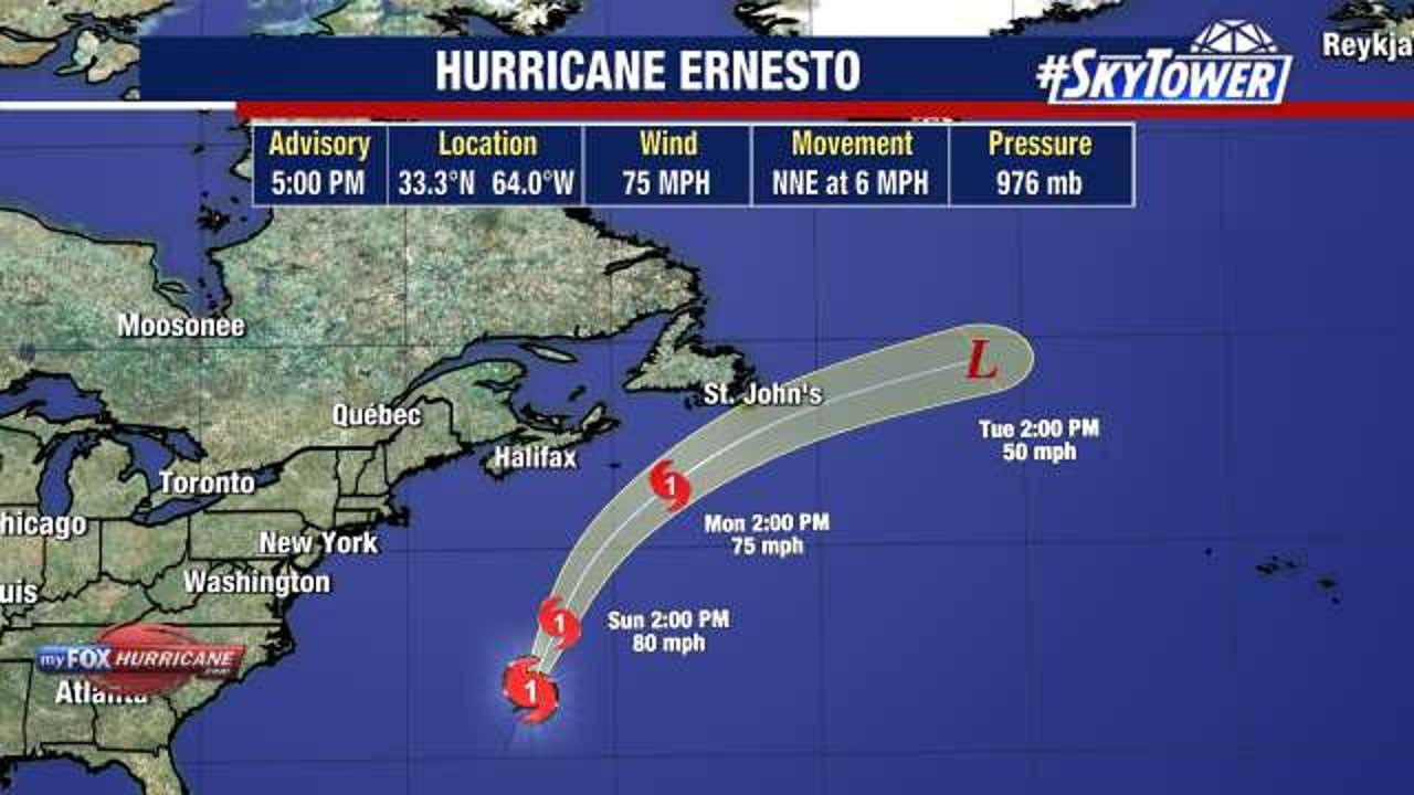 Hurricane Ernesto makes landfall, Bermuda takes direct hit | FOX