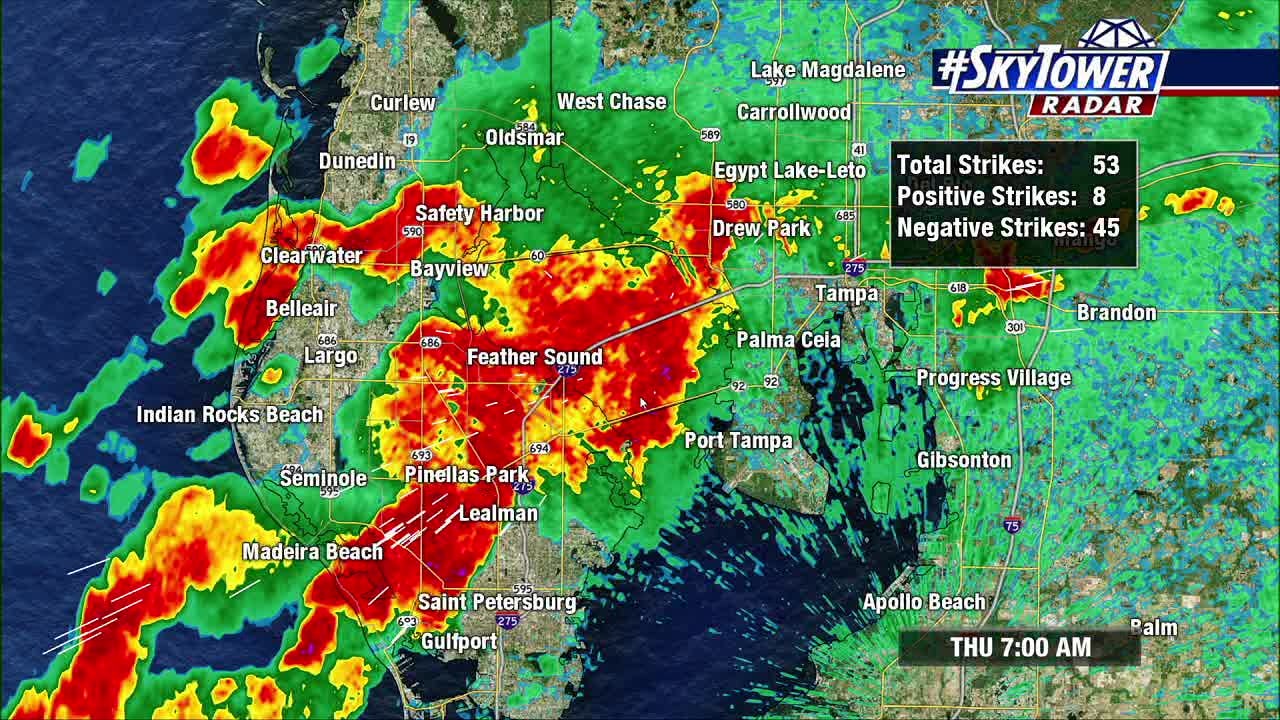 LIVE RADAR Morning showers in store for much of Tampa Bay area FOX