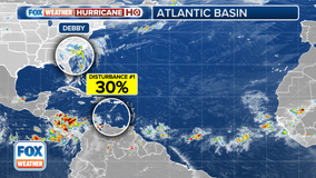 NHC tracking tropical wave in Caribbean as Debby hits Southeast