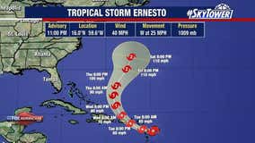 Tropical Storm Ernesto forms, warnings issued for several Caribbean islands