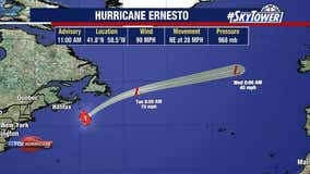 Hurricane Ernesto to bring strong rip currents to U.S. East Coast