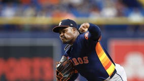 Valdez follows up no-hit bid with 5 2/3 strong innings as AL West-leading Astros beat Tampa Bay Rays 6-1