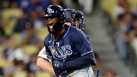 Caballero’s 2-run homer off Kelly in the 10th lifts Rays over Dodgers 9-8