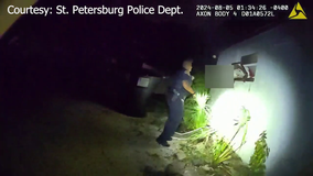 VIDEO: St. Pete officers rescue man from burning home