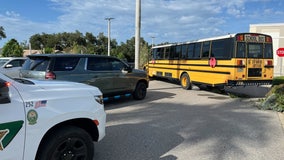 School bus driver dies after having ‘medical event’, crashing empty bus in Sarasota Publix parking lot