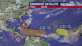 Tropical activity picks back up, NHC monitoring two waves with chances of development