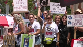 'Justice for Dexter' rally held at arraignment for suspect accused of decapitating dog