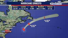 Ernesto becomes hurricane again, dangerous beach conditions expected along the U.S. East Coast