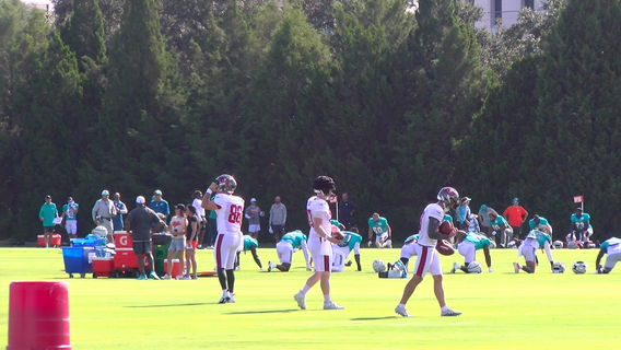 Bucs and Dolphins hold joint practice ahead of preseason matchup