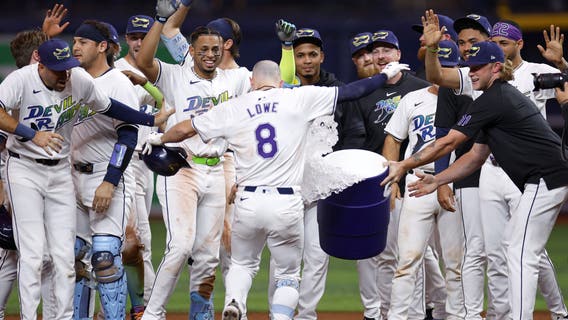 Jonny DeLuca scores on error in the 9th, Tampa Bay Rays beat Diamondbacks 5-4