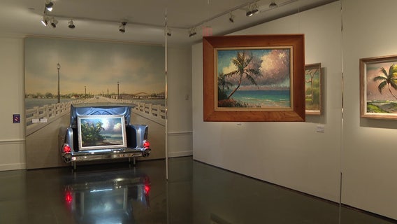 Florida Highwaymen exhibit on display at Selby Gardens