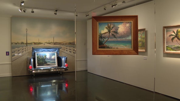 Florida Highwaymen exhibit on display at Selby Gardens