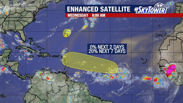 NHC monitoring 2 disturbances in tropical Atlantic