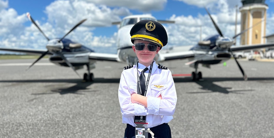 11-year-old boy battling brain cancer becomes pilot for flight to Ocala:  'Really exciting' | FOX 13 Tampa Bay