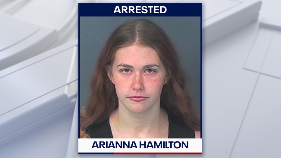 Arianna Hamilton mugshot courtesy of the Hernando County Sheriff's Office.