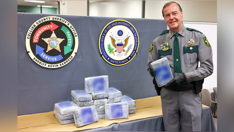 Investigators say more than half-a-million dollars worth of cocaine was found by boaters in mangroves off Southwest Florida. Image is courtesy of the Collier County Sheriff's Office.