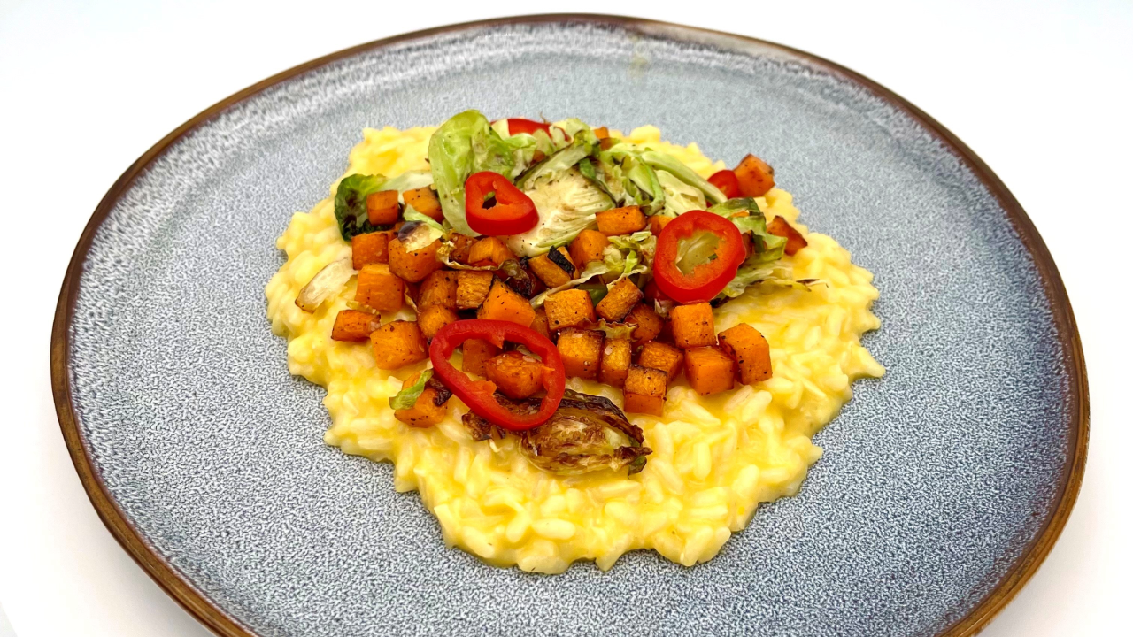 Dinner DeeAs recipe: Pumpkin Risotto, Pickles & Squash