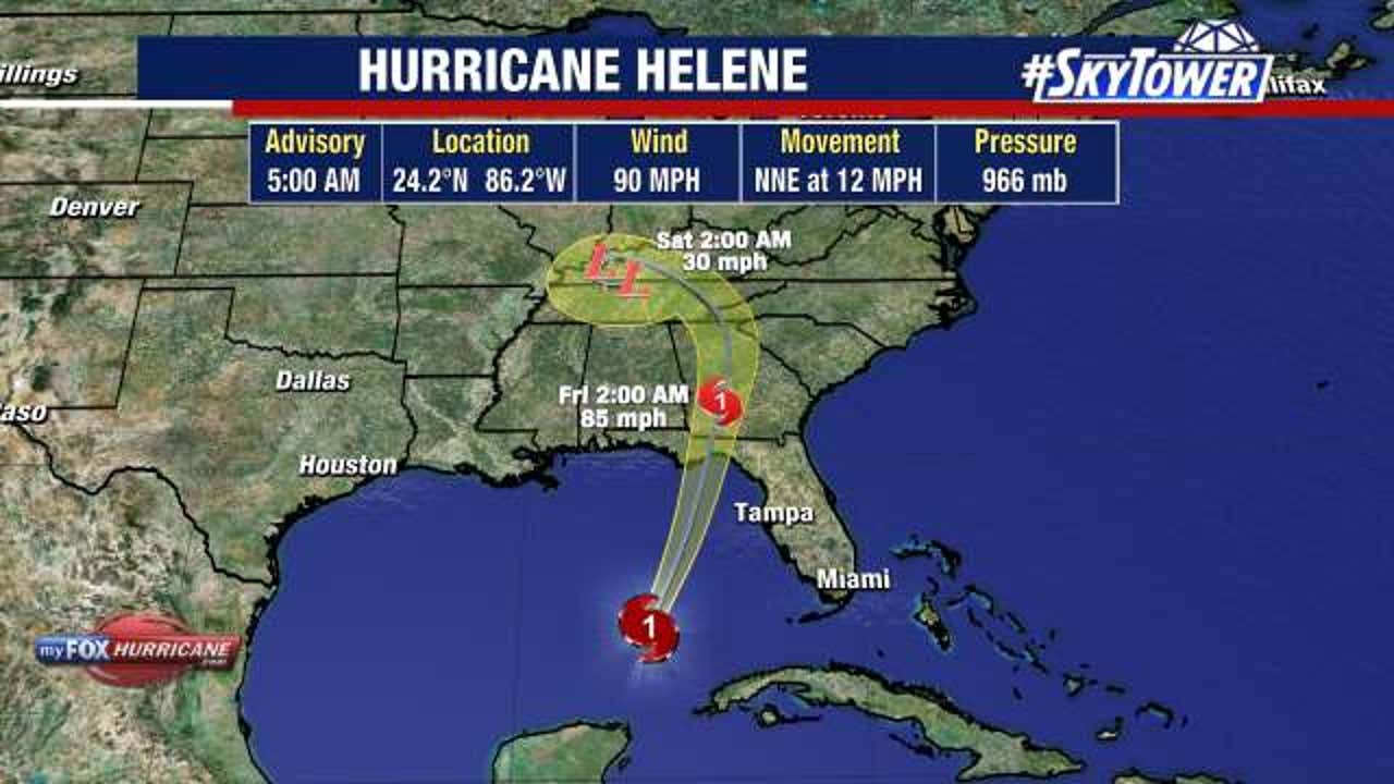 Live updates Hurricane Helene expected to make landfall in Florida as