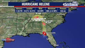 Hurricane Helene makes landfall in Big Bend area as Category 4 storm