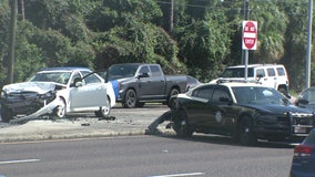 Driver, trooper hospitalized after crash in Tarpon Springs: FHP