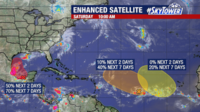 Invest 91L has high chance of development in the Gulf of Mexico